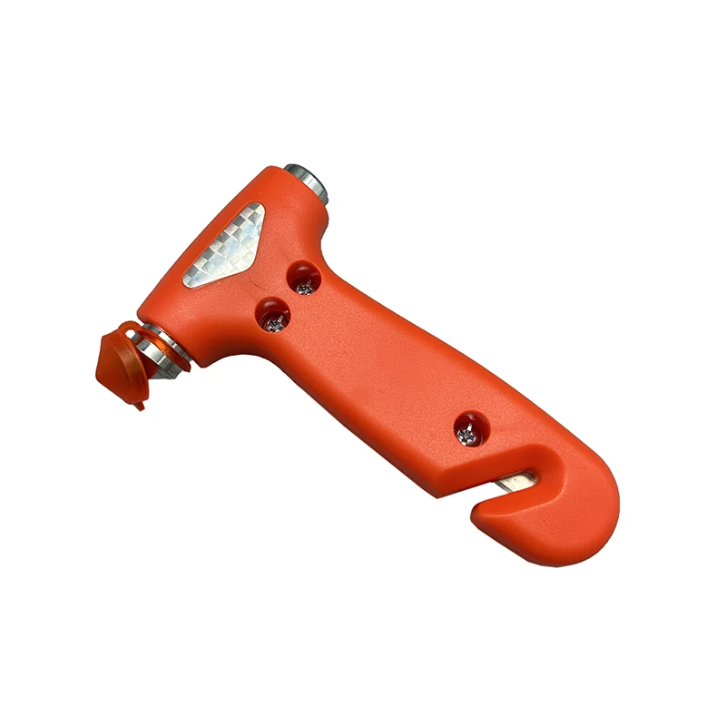 Mini Car Safety Hammer Life Saving Escape Emergency Hammer Seat Belt Cutter Window Glass Breaker Car Rescue Red Hammer