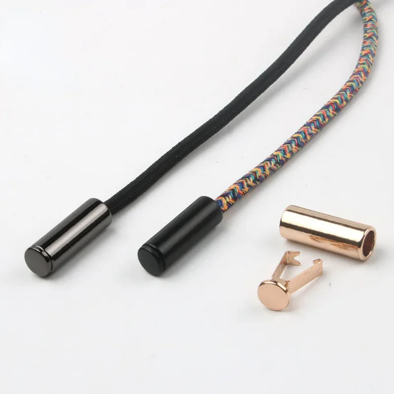 Rectangle Cord Ends Lock Stoppers Detachable Stopper With Lid Cap For Rope Apparel Sportswear Parts Accessories