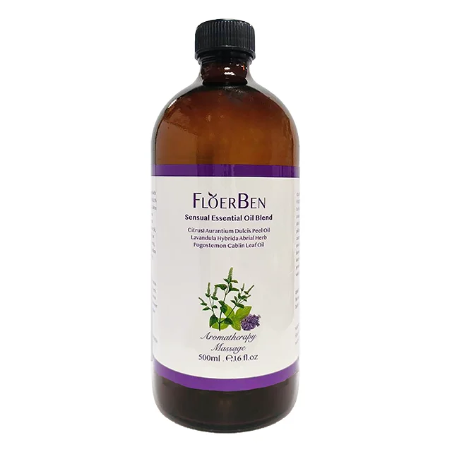 Wholesale Sensual 500Ml Essential Oils Natural For Sale Blend Aromatherapy Body Massage Oil With Carrier Oil Oem//Odm