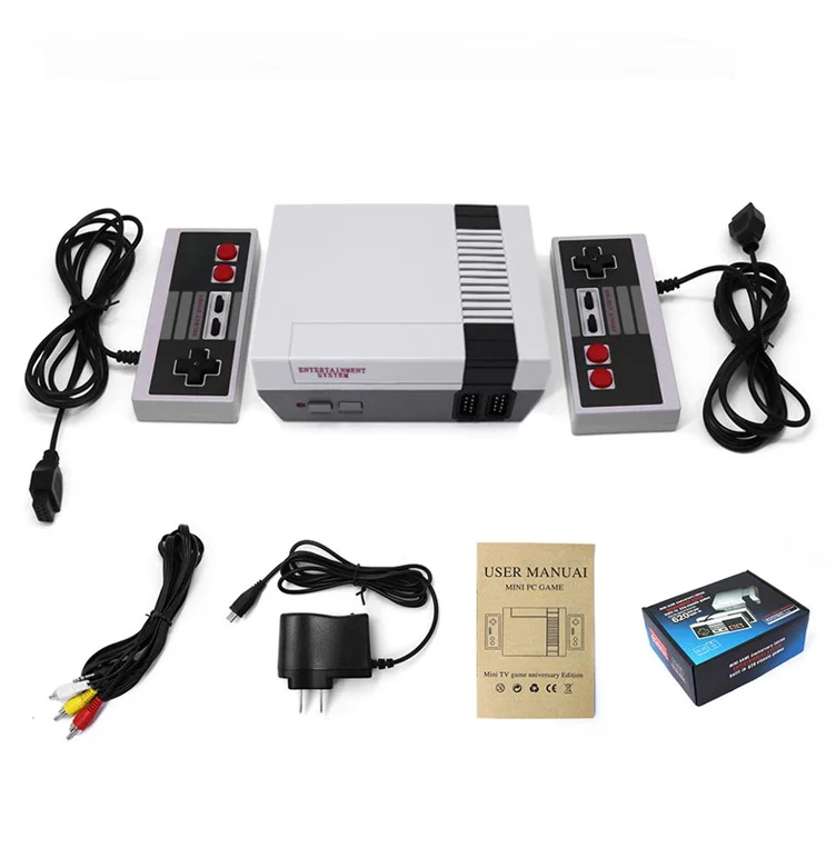 Classic Mini TV Game Console 620 Retro Video Game 8 Bit Built-in 620 Games With Double Gamepads