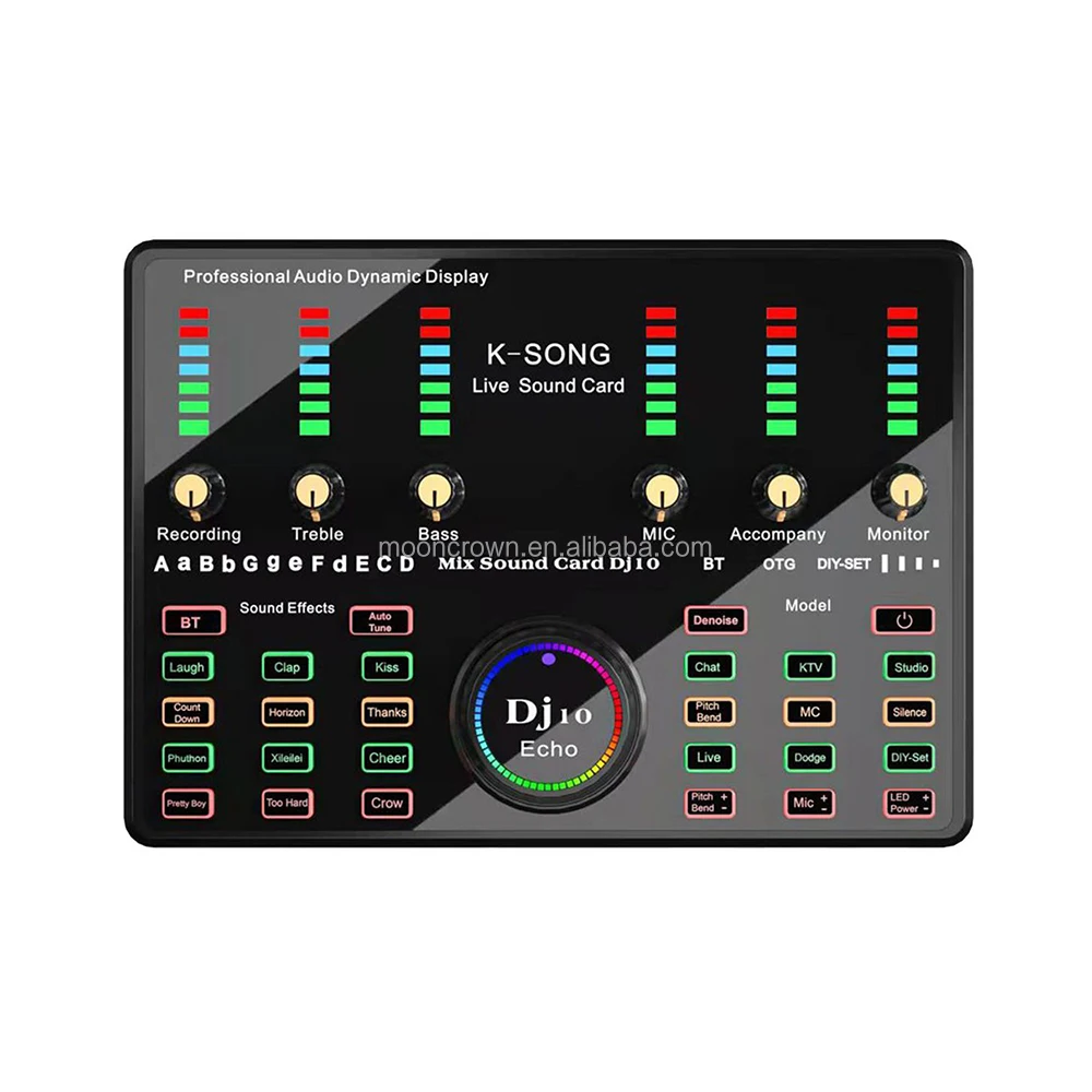 bm 800 mic USB dj10 Sound Card Set professionnels studio recording mixer bm800 condenser microphone karaoke mike