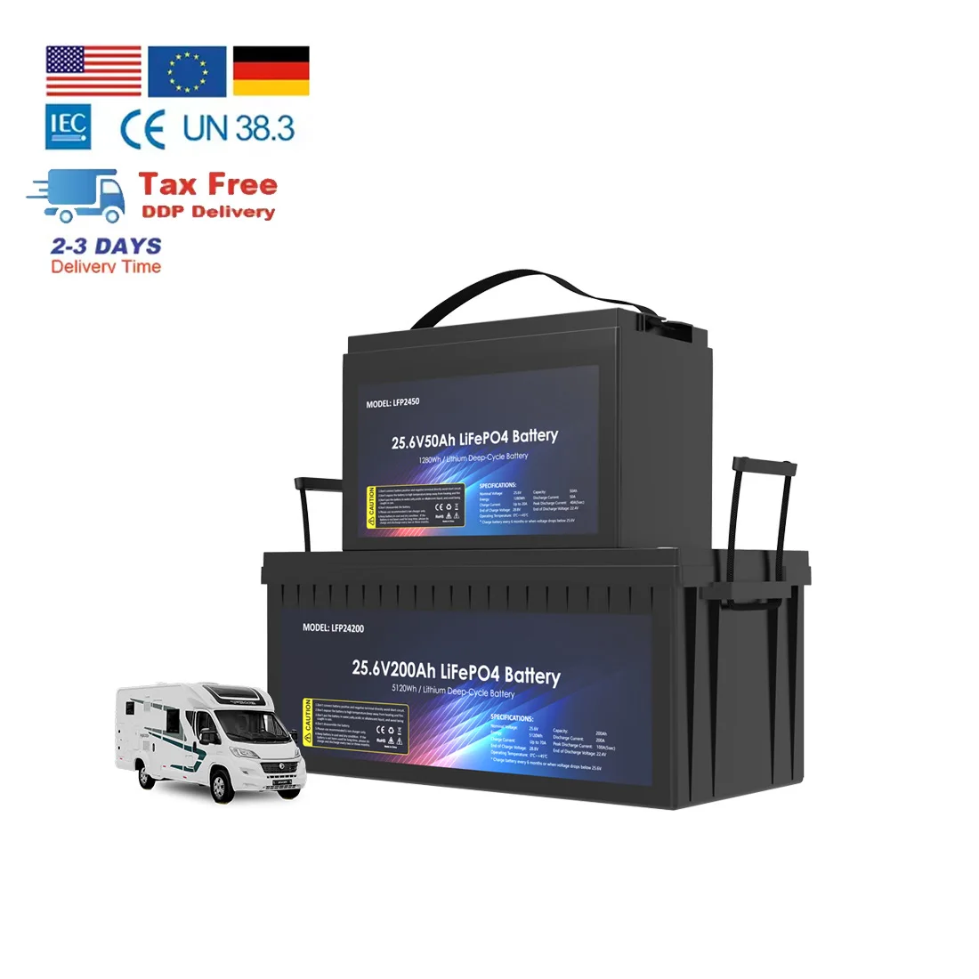 Ultimatron Under Seat Battery heated 12V 100Ah 200Ah 230Ah 280Ah 300Ah 400Ah Motorhome campervan rv seatbase Leisure Battery