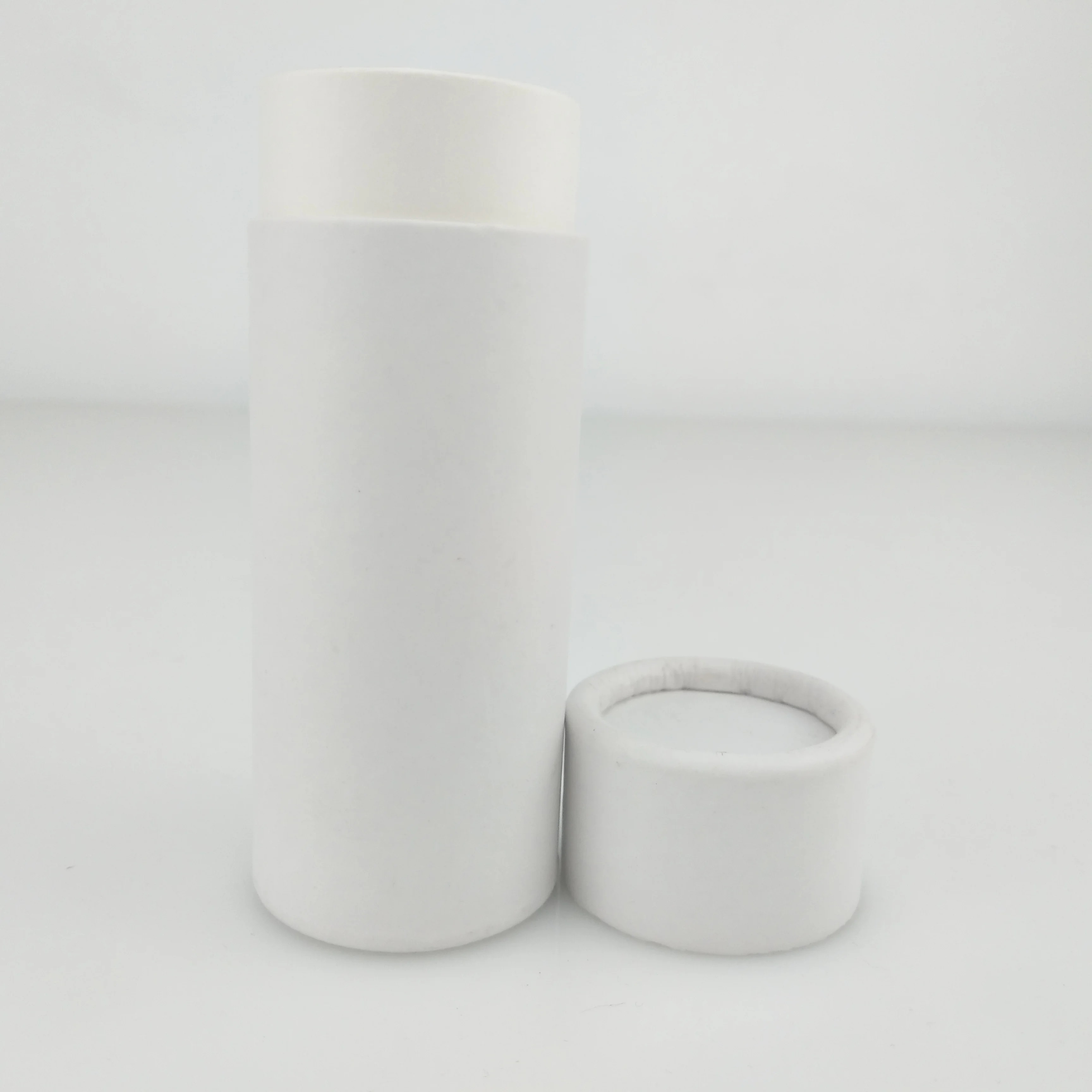2 oz biodegradable cardboard push up paper deodorant tube with wax paper