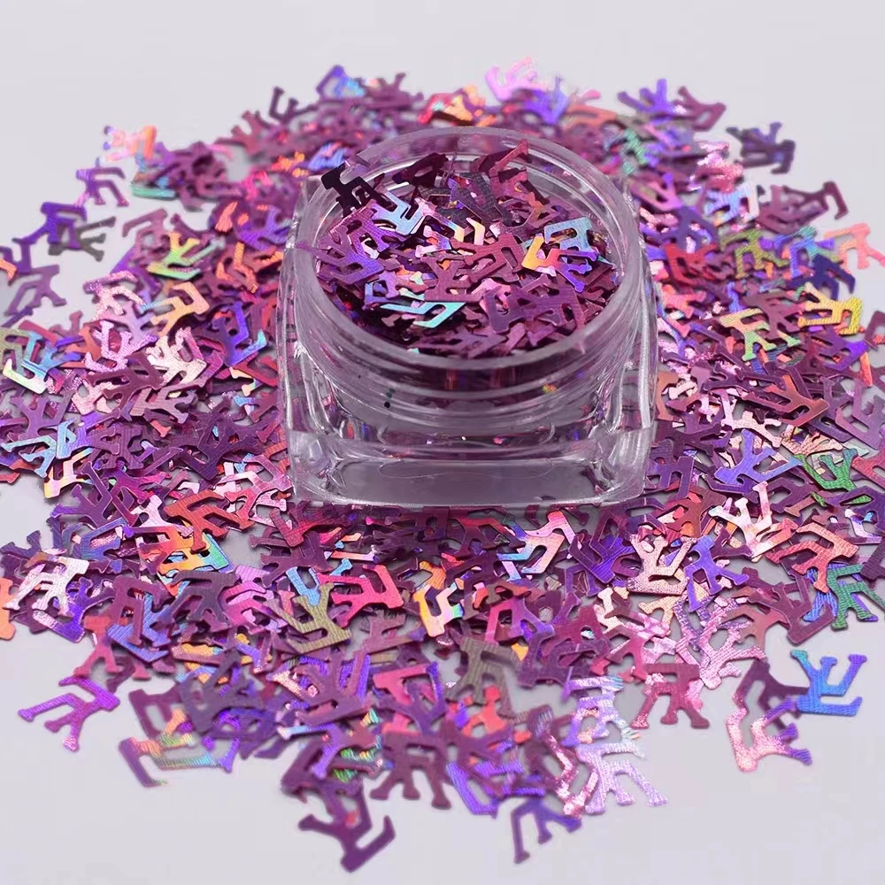 Christmas Shape Glitter Wholesale Loose Mixed Polyester Glitter Bulk