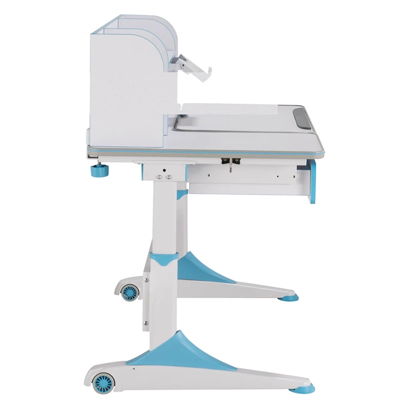 Reading Table 2 Options Materials Multi-functional Ergonomics Adjustable Study Table with Cabinet Children
