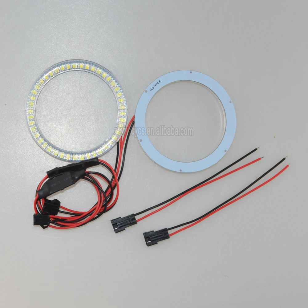 Factory supply CE 45led 45smd led ring DC 12V 3528 SMD 80mm Car led halo angle eyes rings