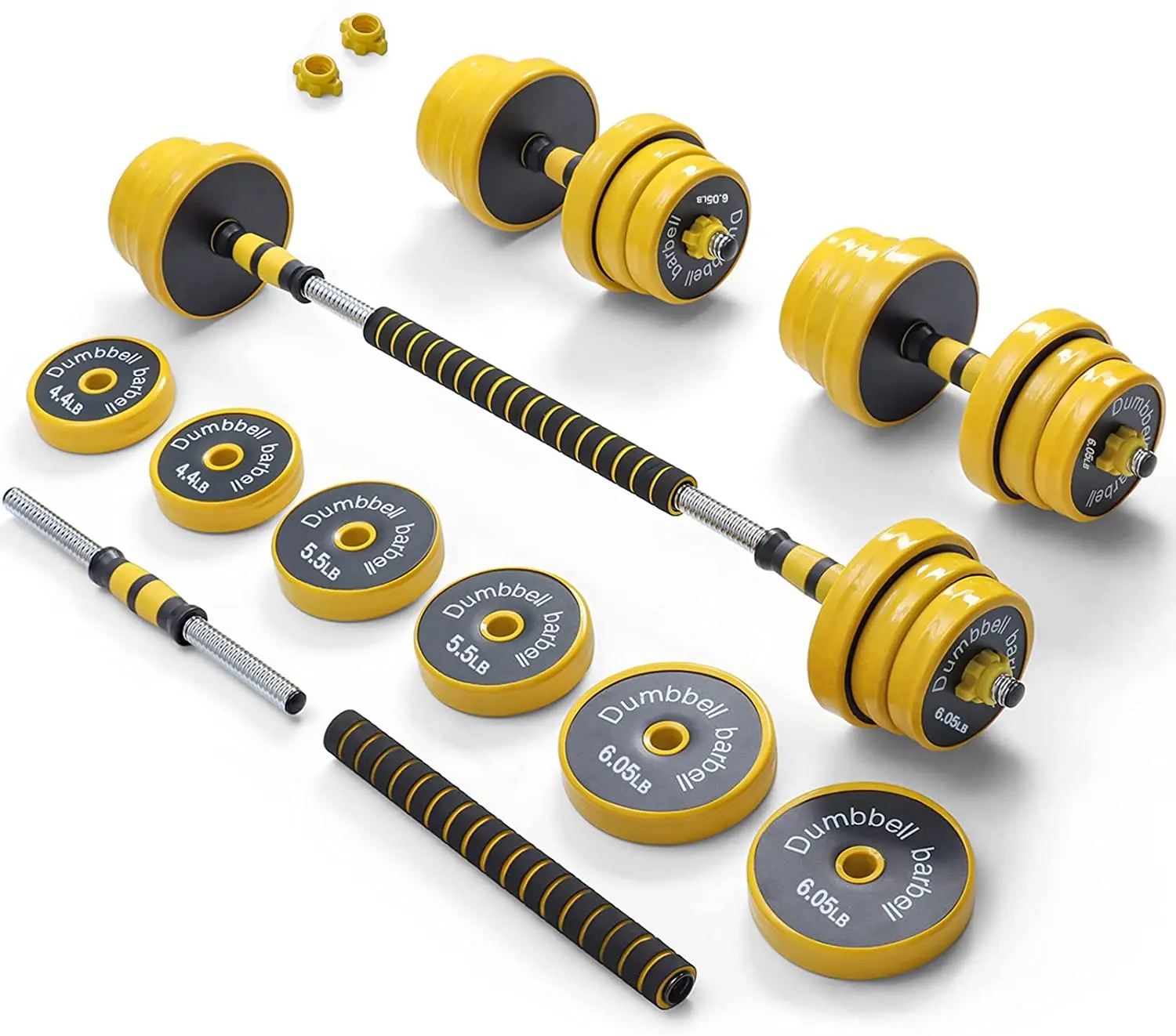 Hot Selling 30KG Musculation-acce Gym Equipment Cast Iron Adjustable Barbell Dumbbells Set