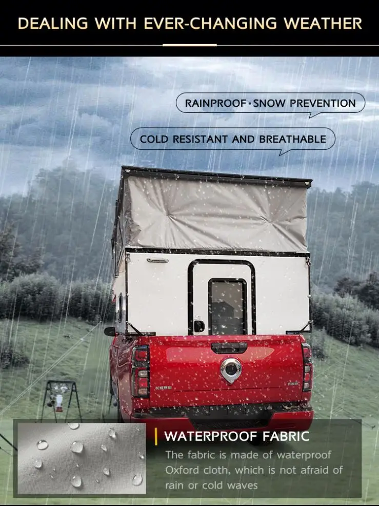 Customized Motor Home RV Camper Body with Slide Out for New Daily Mounted