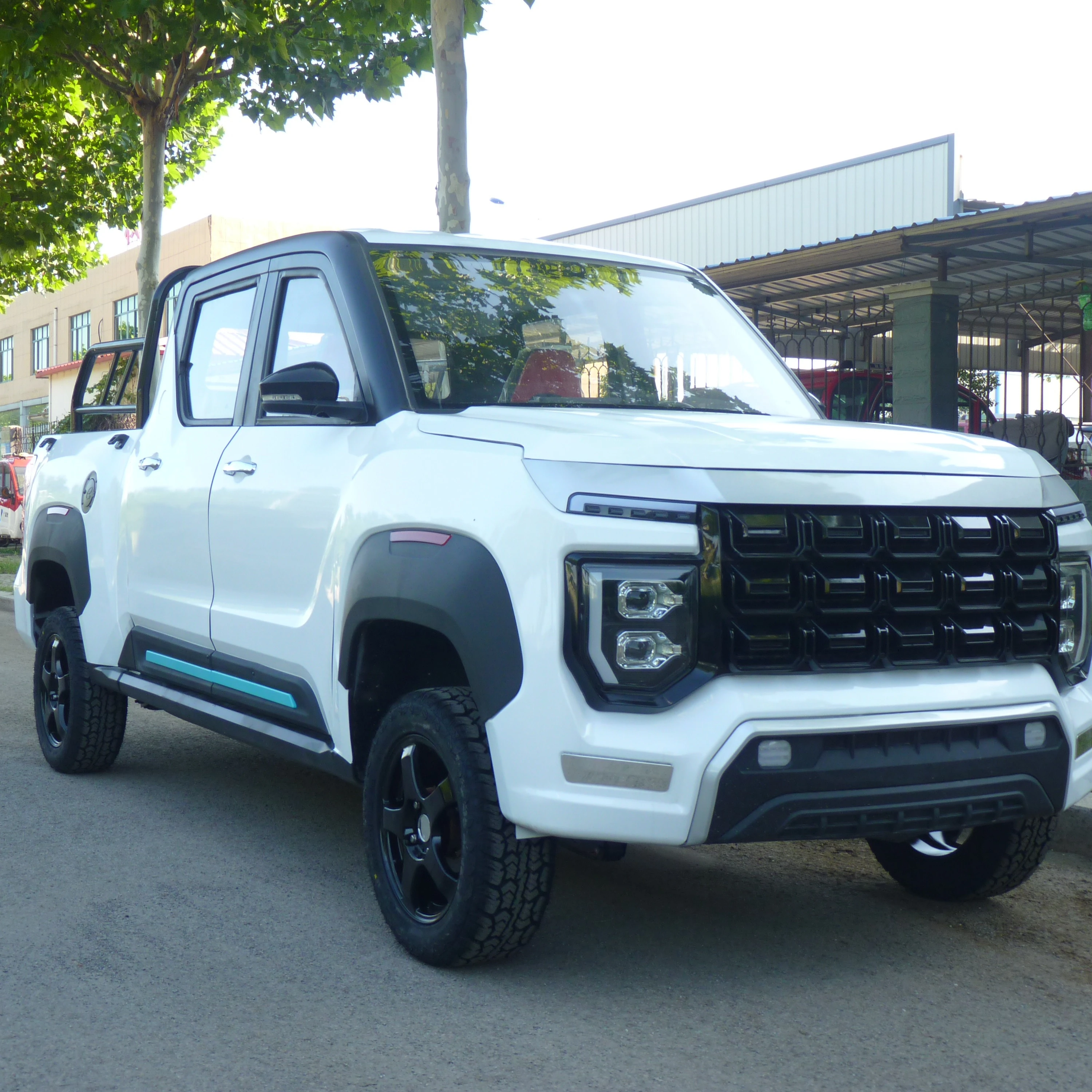 Electric Low Speed Cargo Van And Passenger Electric 4whees 72v 4000w Utility Vehicles