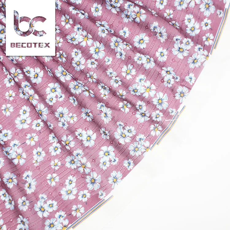 Latest design printed cotton fabric embroidery 100% cotton eyelet fabric for dress