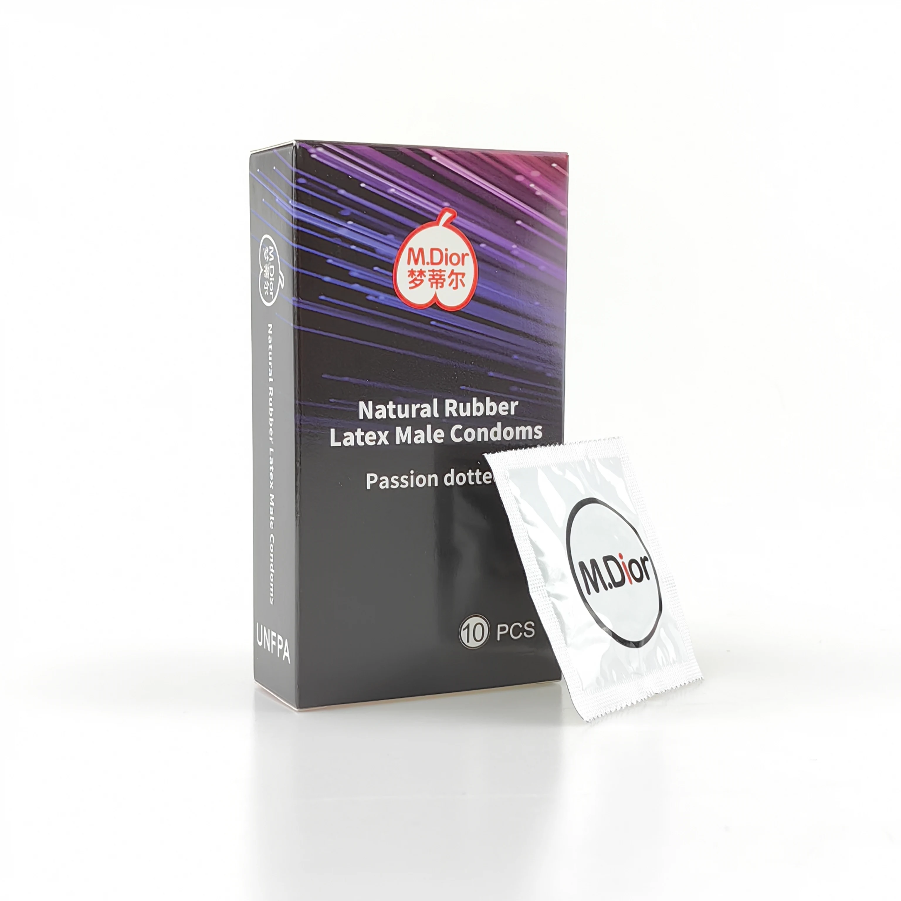 Modern Latest Custom-Made High-Quality Colored Male Latex Condoms With Extra Moist And Stretchy Surface