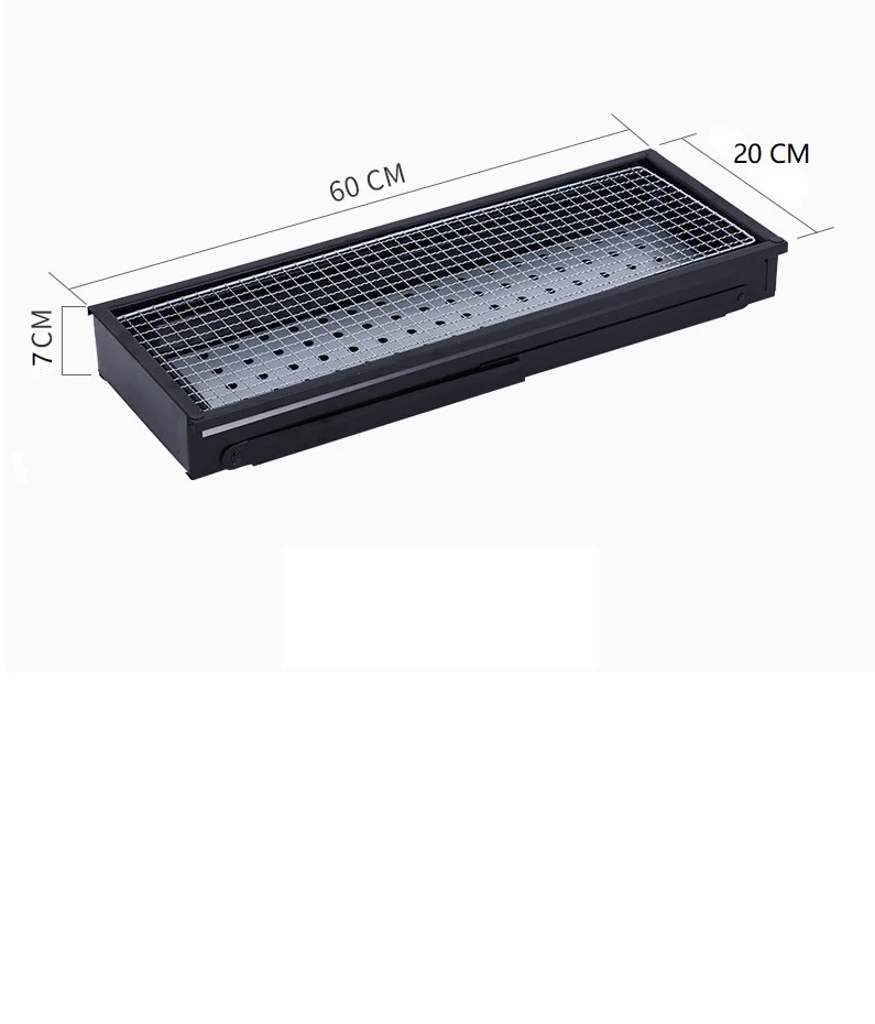 Foldable  iron Charcoal   grill Easily Assembling Collapsible Charcoal BBQ for Outdoor Camping