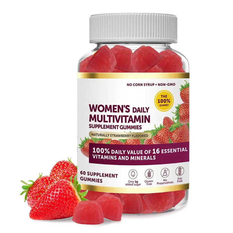 Женские Мультивитаминные жевательные ВИТАМИНЫ ДЛЯ иммунной поддержки A D C E биотин фолиевая кислота поливитаминные конфеты для взрослых