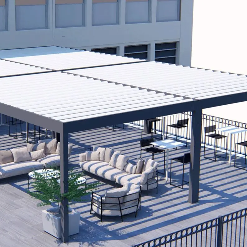 CLEARVIEW chinese gazebo cort garden glass pavilion tent kids and patio outdoor Gazebo pergola Aluminum pavilion for house