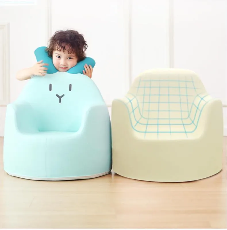 
Wholesale New Baby cartoon wooden fabric Furniture Multi-Function Baby lounge dining Chair Child Baby Dining Chair to Eat Desk 