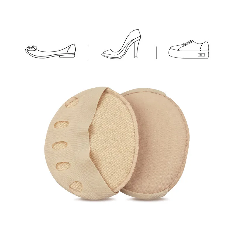 Five Toes Forefoot Pads for Women High Heels Half Honeycomb Breathable Shoe Cushion for Foot Pain Relief Moisture Wicking