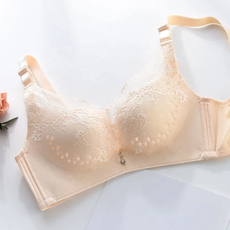 Женское ультратонкое мягкое дышащее нижнее белье, удобное бесшовное высококачественное нижнее белье, модный бюстгальтер с высокой скоростью и поддержкой верха и сухого кружева