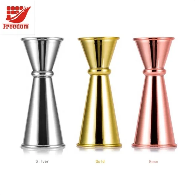 
Hot Sale Small MOQ Logo Customized Stainless Steel Jigger 