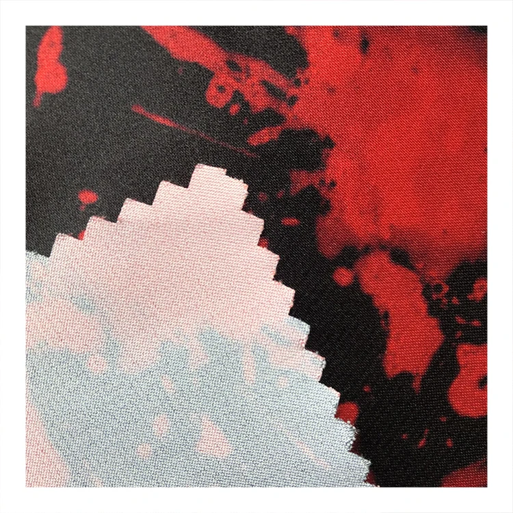 Cheap Price Printed Silk Satin Fabric 100% Polyester For Clothes