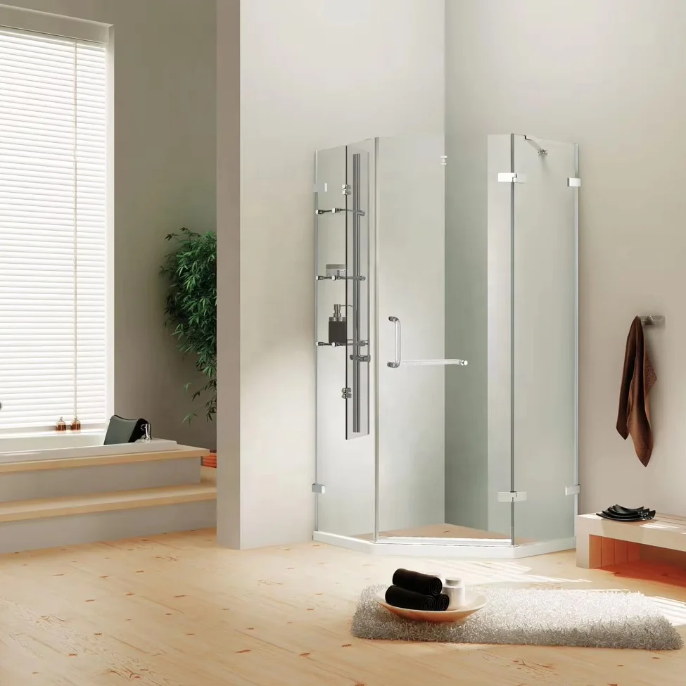 PARTNER GLASS Most Popular Luxury Glass Aluminium Door Automatic Shower Door for Shower Enclosure Shower Rooms