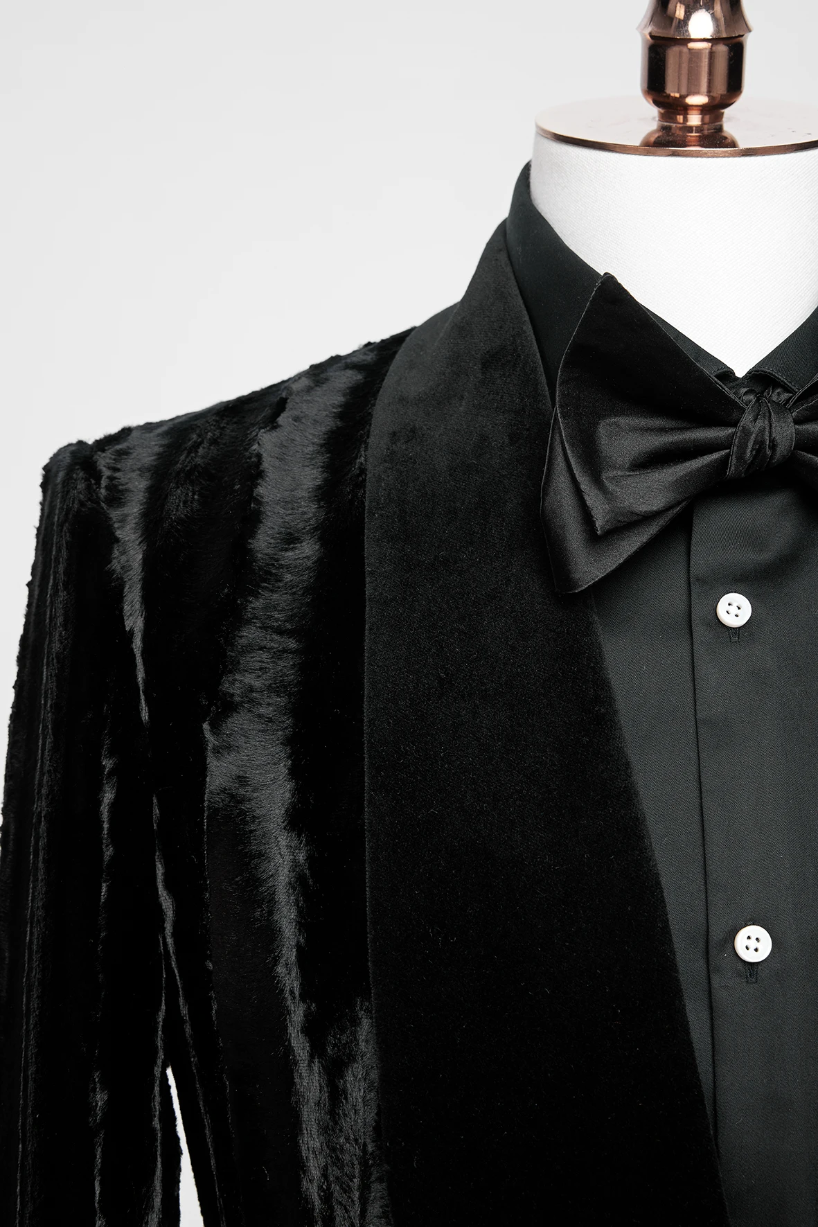 MTM wedding dress suit for men,  Custom coat pant men wedding black velvet suit