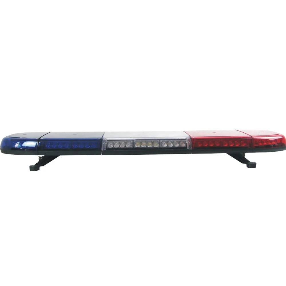 ECE R65 R10 approved 46 inch LED warning lightbar for polizei trucks DC12V 24V or multivolt 1164mm