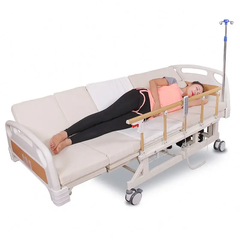 Manufacturer thickened steel tube bed frame multi-function medical bed