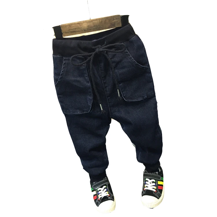
2020 Spring and Autumn Boys and Girls Small Feet Jeans Children Baby Pants 