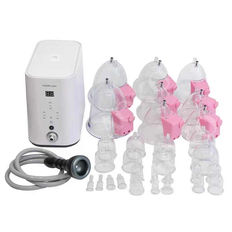 Au-6002 Breast Enlargement Massager Machine Home Vibration Nipple Sucking Buttock Lift Cupping Instrument