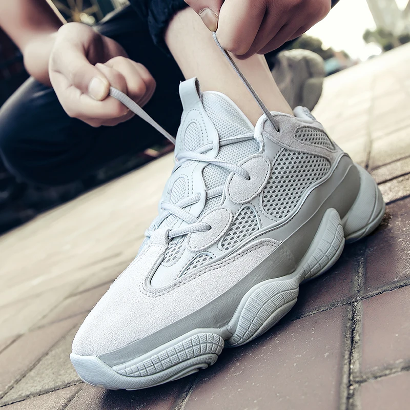 Daddy shoes male ins tide shoes net red super fire niche show retro port wind sports black warrior men shoes winter