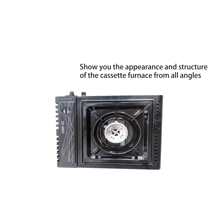 Camping Stove Portable Single Burner Butane Cylinder Stove with Carrying Case Camp Kitchen Equipment Back-packing Cassette stove