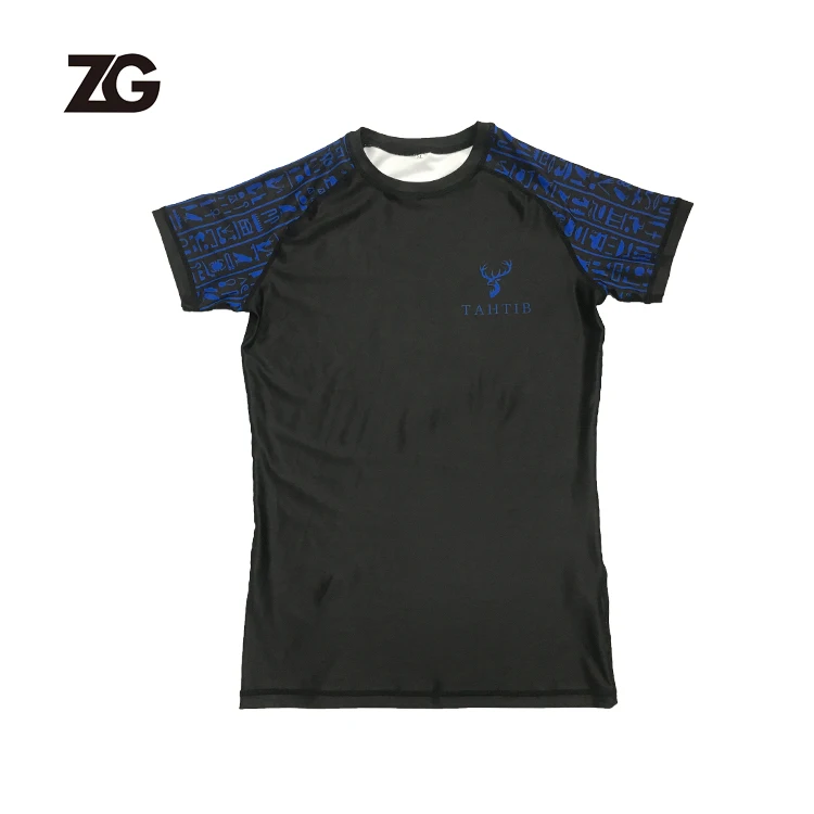 Martial Arts Wear Custom Quick Drying Men Bjj Rash Guard Grappling/Boxing Fight Shorts