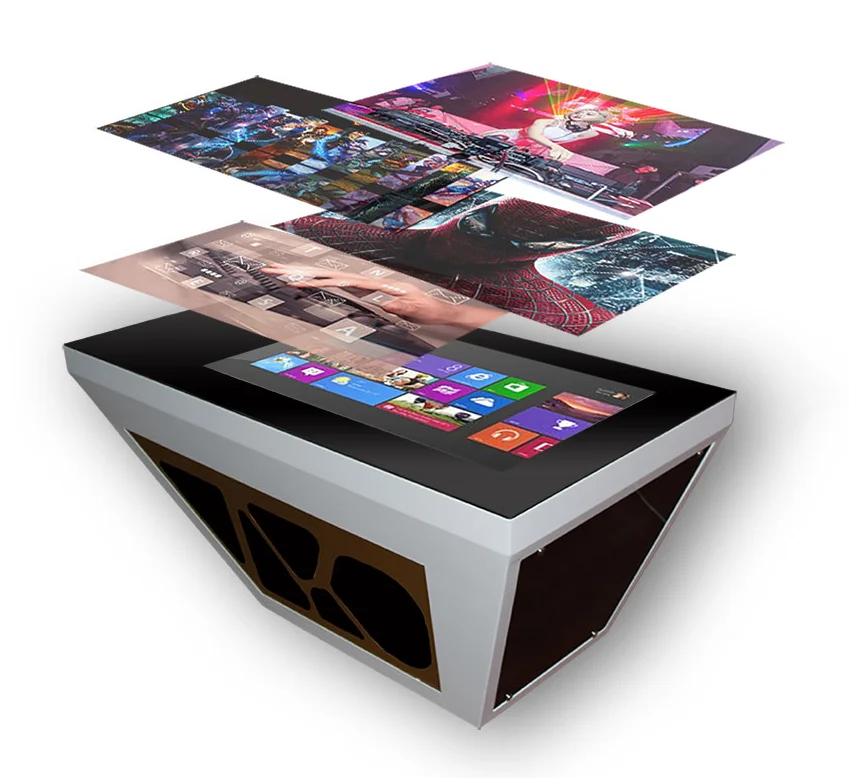 Android WIFI Multi-Touch Smart Interactive Touch Screen Coffee Bar Table