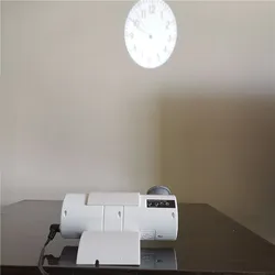 creative innovative decorative smart light LED wall clock projector