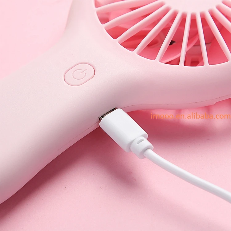 Factory Price USB Mini Handheld Fan 3 Wind Gears Power Portable Cooling Convenient & quiet Students Office Cute Small Fans
