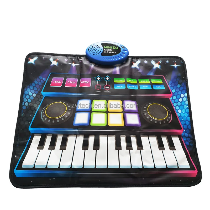 Hot Selling Dancing Mats Games 8 Instruments Adjustable Volume 2 Sound Effects Early Educational Toys for Children Gifts