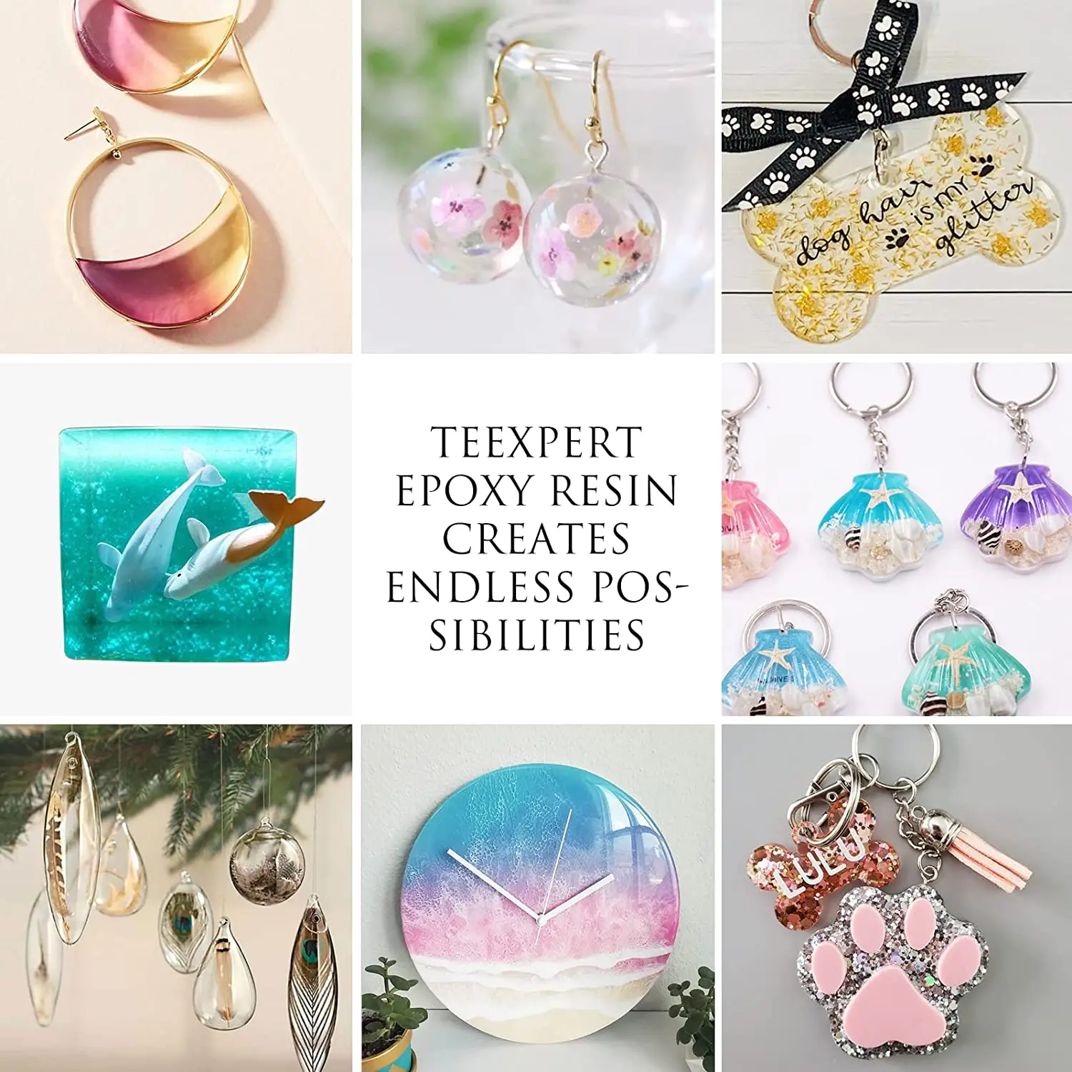 Factory customization  Table Top & Bar Top Casting Resin  500ml Bubbles Free Epoxy Resin for house decoration