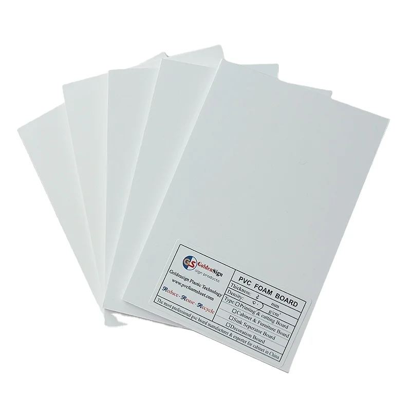 Goldensign pvc bathroom plastic door White PVC Foam Sheet Forex PVC Foam Board 3mm 5mm