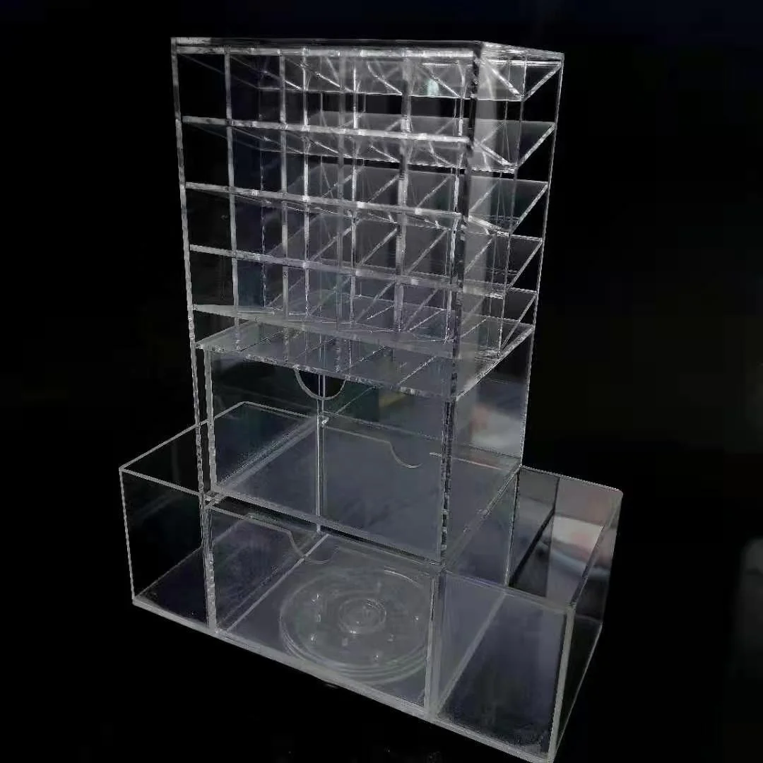 RotataLip gloss lipstick lipstick storage rack Acrylic storage box display rack Desktop cosmetics skin care product storage box