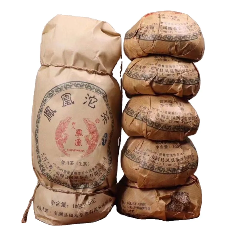 Лидер продаж Fenghuang tuocha Yunnan shen puer чай феникс туоха неферментированный 100 грамм за штуку