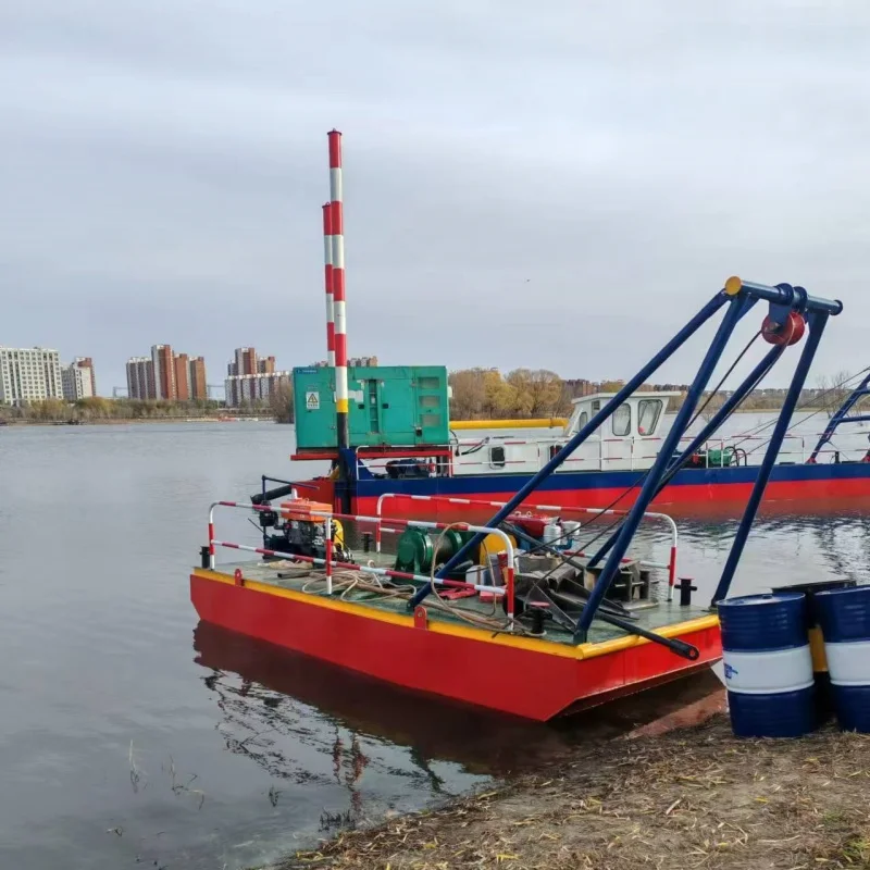 150 m³ Capacity River Sand Dredging Dredger 10 inch Mini  Sand Pump Dredger With 20M Suction Depth