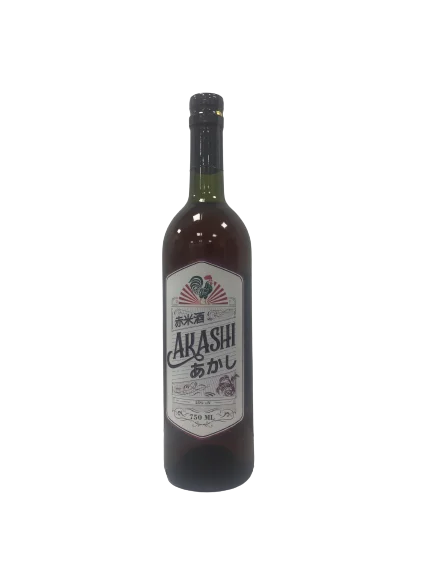 Unique taste beverage Rice Wine AKASHI Black sticky rice liquor