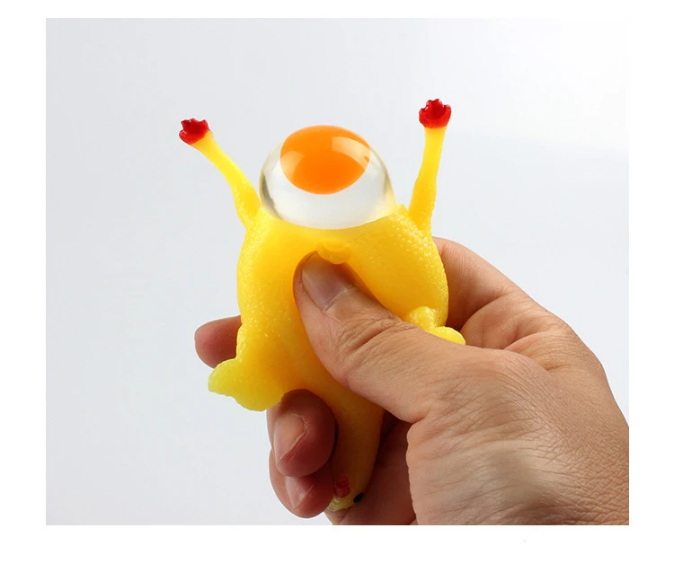 Surprise Squishy Toy Anti Stress Squeeze Toys Chicken&Eggs Laying Hens Funny Gadgets Novelty Autism Mood Relief Wholesale