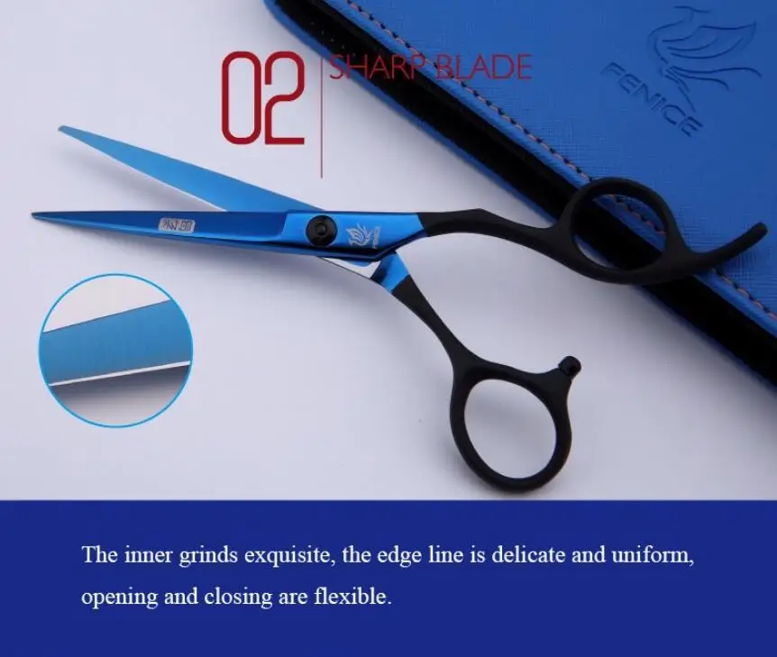 Горячая Распродажа Новый дизайн 9cr стальной парикмахерский профессиональный набор ножниц для стрижки волос филировки