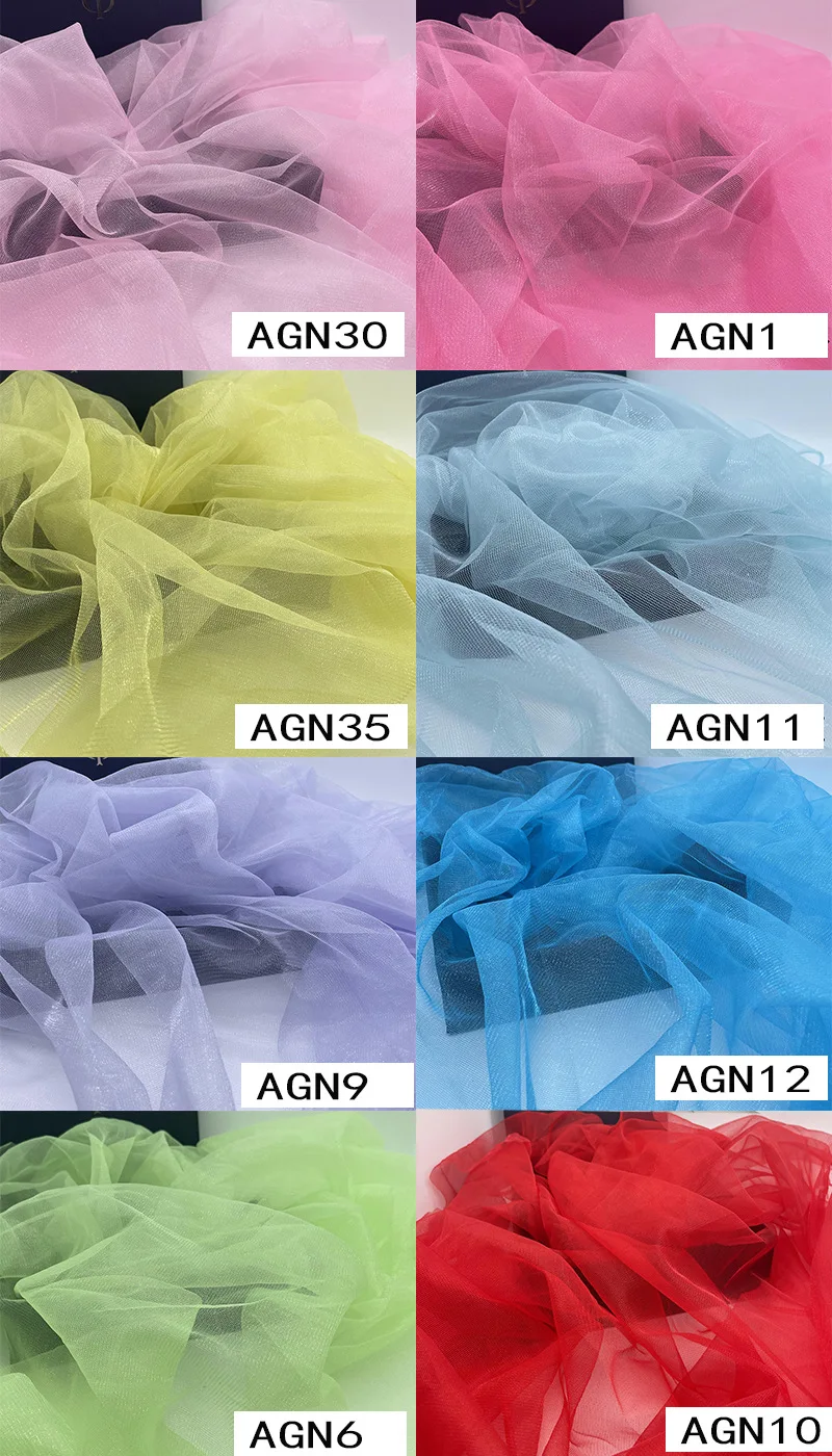 Tulle Bridal Wedding Sequin Fabric Lightweight 100% Polyester 30 Gsm Tulle Fabric For Wedding Decor Kids Ballet Tutu Fabric