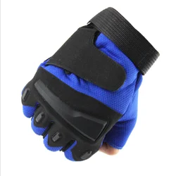 Army Hard Knuckle Sport Hiking Hunting Cycling Shooting Half Finger Glove touch screen glove