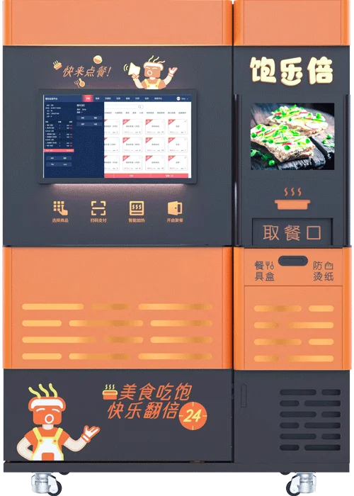 Outdoor Business Self-Service Fast Food Automatic Small Ramen Vending Machines For Sale