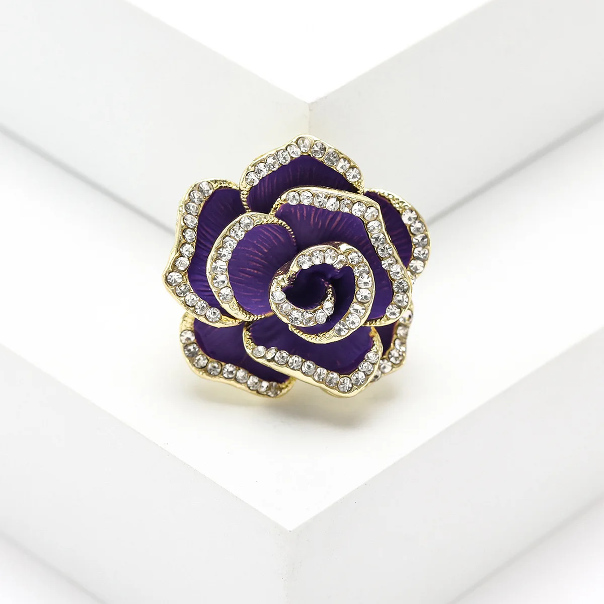 M3330 Fashion Floral Brooch Ladies Rose Flower Brooch Jewelry Wholesale