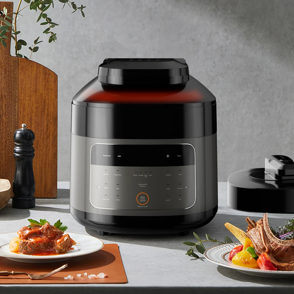 Multi Use All In One Stainless Steel Pressure Cooker Air Fryer Oven