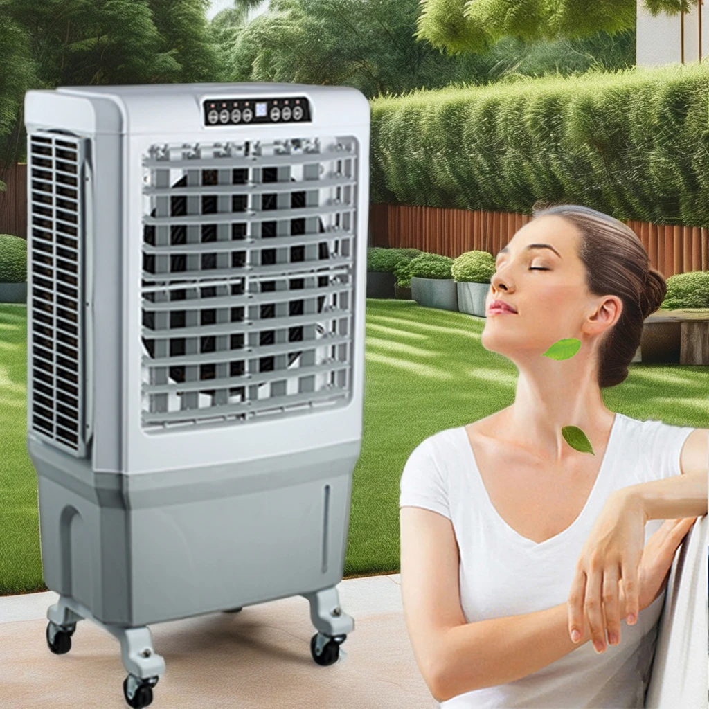 best-selling portable evaporative aircooler low cost portable desert air cooler remote air cpling fan